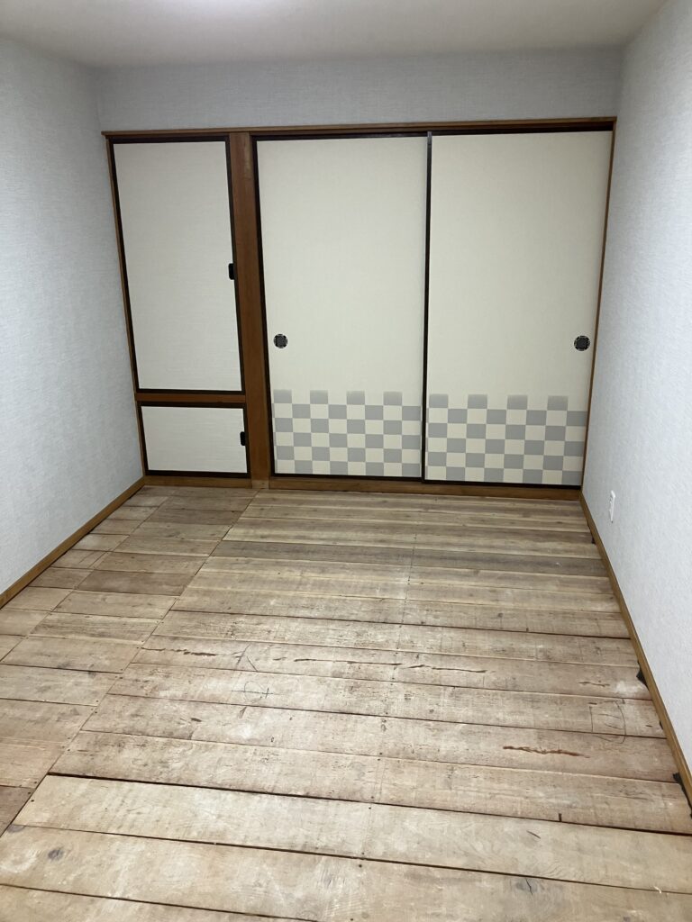 改修前の和室部分